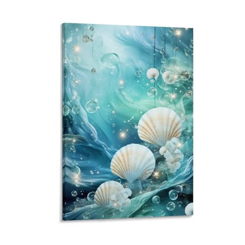 FUYUETTG Moderne Seestern-Leinwandkunst, geheimnisvoller Ozean, Naturkreatur, Gemälde auf strukturierter Leinwand, Wandposter, Kunstwerk für Wohnzimmer, Schlafzimmer, Büro, Dekorrahmen, 50 x 75 cm FUYUETTG Moderne Seestern-Leinwandkunst, geheimnisvoller Ozean, Naturkreatur, Gemälde auf strukturierter Leinwand, Wandposter, Kunstwerk für Wohnzimmer, Schlafzimmer, Büro, Dekorrahmen, 50 x 75 cm von FUYUETTG