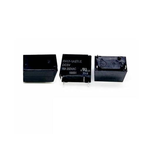 FUYUMIC 5 Stücke FH17-1A2TLE-DC5V/12V/24V EIN Satz normalerweise offener 4-poliger 16A 250VAC Relais(FH17-1A2TLE 5V) von FUYUMIC
