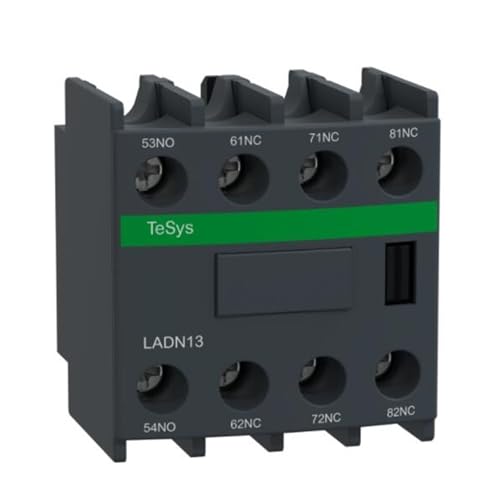 FUYUMIC TeSys D – Hilfskontaktblock – 1 Schließer + 3 Öffner – Schraubklemmenklemmen LADN13 LADN13C LA-DN13C von FUYUMIC