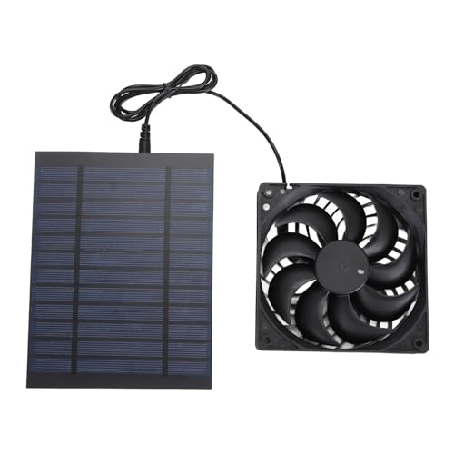 6W Solar angetriebener Lüfter mit polykristallinem Silizium -Solarpanel für Hühnerkoops, Gewächshäuser, Häuser RVs Installation, von FUZHUI