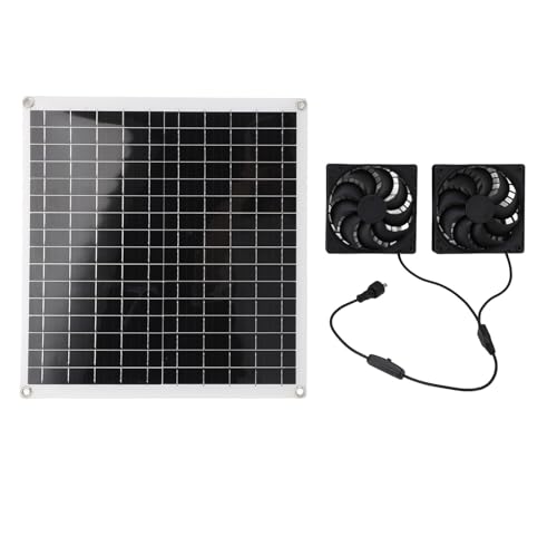 FUZHUI Solar Panel angetriebenes Lüfterkit 20W Tragbares Multifunktional im Outdoor -Solarluftkreislauflüfter mit automatischem Betrieb für Campingreisen FUZHUI Solar Panel angetriebenes Lüfterkit 20W Tragbares Multifunktional im Outdoor -Solarluftkreislauflüfter mit automatischem Betrieb für Campingreisen von FUZHUI