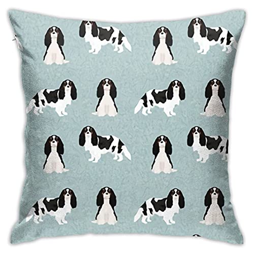 FUkker Kissenbezug, Cavalier King Charles Spaniel Hund, dekorativer Überwurf-Kissenbezug, weiche Kissenbezüge, 40 x 40 cm, für Schlafzimmer, Sofa von FUkker