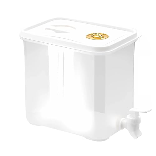 3,5/5/10L Kaltwasserkrug Wasserkocher mit großer Kapazität und Wasserhahn Getränkespender Kühlschrankbehälter(10L) von FVCTGHZ