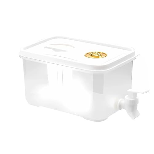3,5/5/10L Kaltwasserkrug Wasserkocher mit großer Kapazität und Wasserhahn Getränkespender Kühlschrankbehälter(5L) von FVCTGHZ