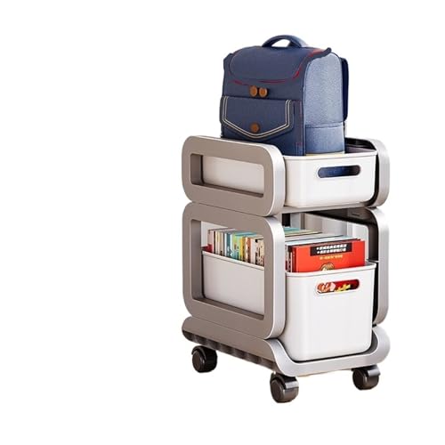 FVCTGHZ Schoolbag Rack Movable Trolley Book Storage Rack Artifact Multi-Layer Bag Storage Under The Table(M) von FVCTGHZ