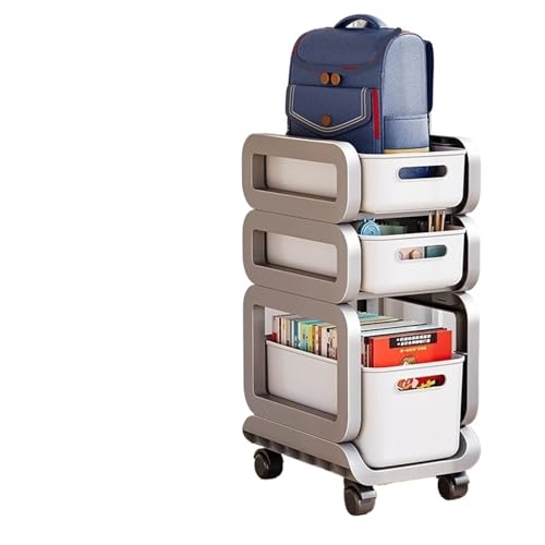 FVCTGHZ Schoolbag Rack Movable Trolley Book Storage Rack Artifact Multi-Layer Bag Storage Under The Table(S) von FVCTGHZ