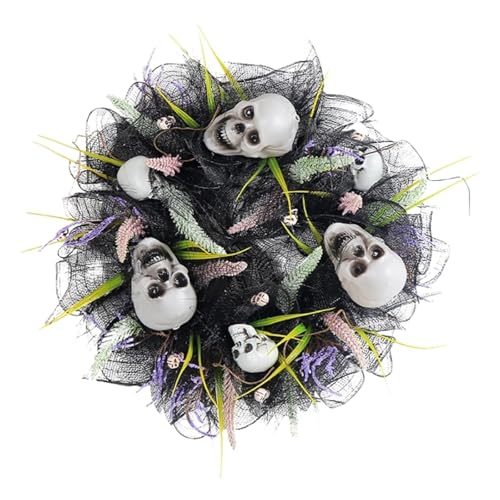 Halloween Schwarz Mesh Schädel Kopf Wand Hängen Simulierte Party Layout Requisiten Halloween Schwarz Mesh Schädel Kopf Wand Hängen Simulierte Party Layout Requisiten von FVCTGHZ
