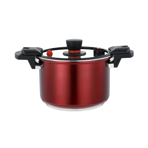 Hochwertiger, sicherer und effizienter Schnellkochtopf for den Herd(RED 1PC,9.45") von FVCTGHZ