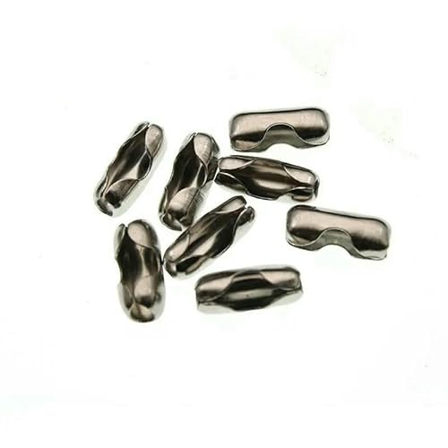1,5 2,0 2,4 3,2 4 6 8 10 mm Perlenkugel Edelstahl Kugelperlenketten & Verbinderverschluss für DIY Halsketten Schmuckherstellung-Verschluss 1,5 mm von FVFIJH