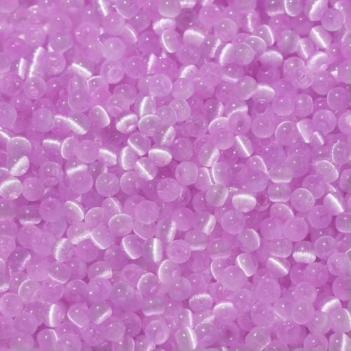 100 Stück Glas-Imitat-Katzenaugen-Perlen, rund, bunt, gerades Loch, lose Perlen, handgefertigt, DIY-Perlen, Ohrringe, Zubehör, Armbänder, Stil 11–4,0 mm x 100 Stück von FVFIJH