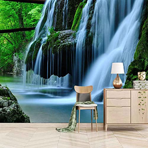 FVGKYS 3D Tapete Benutzerdefinierte Wandbild Wasserfall Naturlandschaft Moderne Fototapete Für Schlafzimmer Hotelwohnzimmer Tv Hintergrund Wanddekoration Wandbild Kinderzimmertapete 200x150cm von FVGKYS