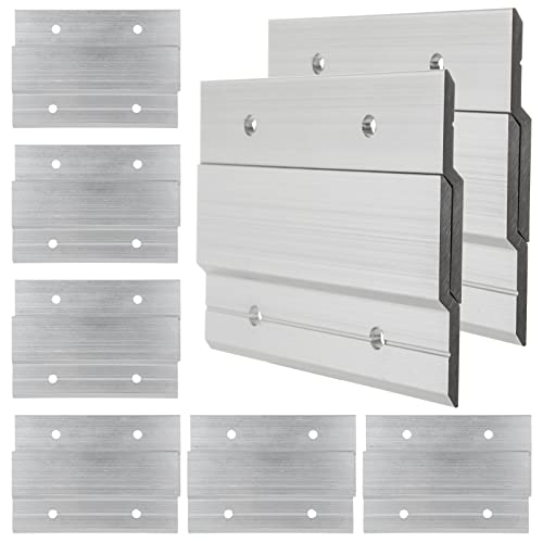 FVIEXE 16 Stück 10.2 cm französische Stollenaufhänger, robuster Metall-Bilderaufhänger mit Z-Stange, ineinandergreifende Aluminium-Z-Clips zum Aufhängen von Bildern, Kanten, Wandmontage, Hardware-Kit von FVIEXE