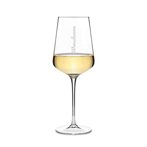 Leonardo Weißweinglas 560 ml Weinglas mit individueller Gravur als Geschenk für Frauen - Schriftzug Name von Tusina