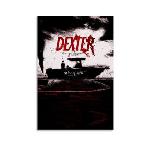FVLYRWMQX Dexter Poster TV Series Vintage Classic Für Zimmer, Ästhetische Leinwand-Wandkunst, Schlafzimmer-Dekor Poster 24x36inch(60x90cm) von FVLYRWMQX