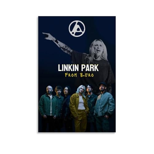 FVLYRWMQX Linkin Poster Park Music Rock Band Vintage Für Zimmer, Ästhetische Leinwand-Wandkunst, Schlafzimmer-Dekor Poster 16x24inch(40x60cm) von FVLYRWMQX
