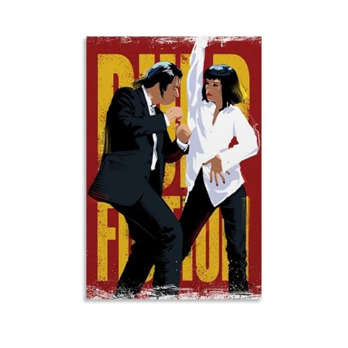 Pulp Poster Fiction Classic Movie Vintage Comic Für Zimmer, Ästhetische Leinwand-Wandkunst, Schlafzimmer-Dekor Poster 20x30inch(50x75cm) von FVLYRWMQX