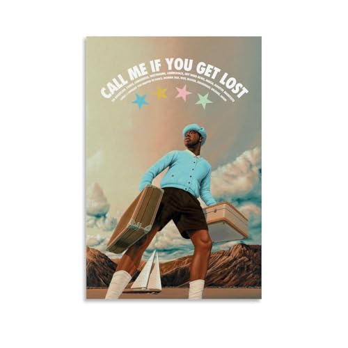 Tyler Poster The Creator Music Rapper Singer Vintage Cover Für Zimmer, Ästhetische Leinwand-Wandkunst, Schlafzimmer-Dekor Poster 12x18inch(30x45cm) von FVLYRWMQX