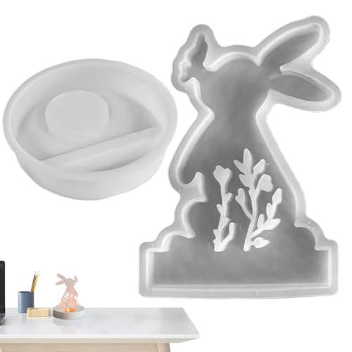 FVPKYUR 12,5x9cm Silikon Osterhasenform, Niedliche Hasen Silikonformen, Schmetterling Ostern Silikonformen, Ostern Teelicht Kerzenhalter Formen, Ostern Teelicht Kerzenhalter Formen Hasenform FVPKYUR 12,5x9cm Silikon Osterhasenform, Niedliche Hasen Silikonformen, Schmetterling Ostern Silikonformen, Ostern Teelicht Kerzenhalter Formen, Ostern Teelicht Kerzenhalter Formen Hasenform von FVPKYUR
