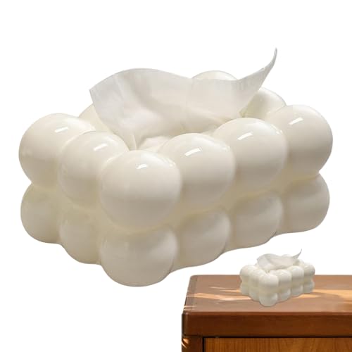 FVPKYUR 9x13x19.5cm Tücherbox In Wolkenform, Kosmetiktücherbox, Taschentuchbox Aus Kunststoff, Taschentuchbox Modern, Kosmetiktuch Spenderbox Halter Für Auto, Badezimmer, Wohnzimmer, Schlafzimmer FVPKYUR 9x13x19.5cm Tücherbox In Wolkenform, Kosmetiktücherbox, Taschentuchbox Aus Kunststoff, Taschentuchbox Modern, Kosmetiktuch Spenderbox Halter Für Auto, Badezimmer, Wohnzimmer, Schlafzimmer von FVPKYUR