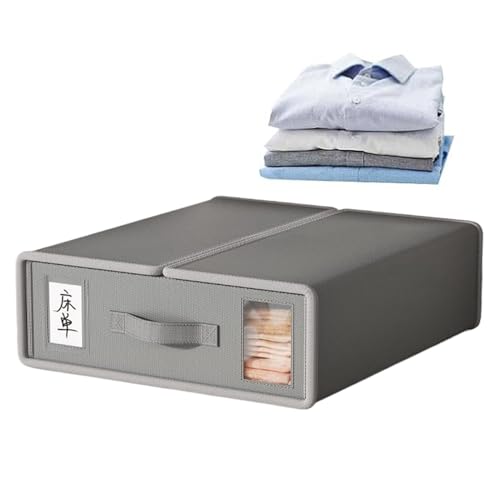 FVPKYUR Bettwäsche Organizer und Aufbewahrung - Falbbare Aufbewahrung Für Bettwäsche | Box mit Sichtfenster staubdichte Behälter für Wohnheim Hochschule Kleiderschrank Kinder FVPKYUR Bettwäsche Organizer und Aufbewahrung - Falbbare Aufbewahrung Für Bettwäsche | Box mit Sichtfenster staubdichte Behälter für Wohnheim Hochschule Kleiderschrank Kinder von FVPKYUR