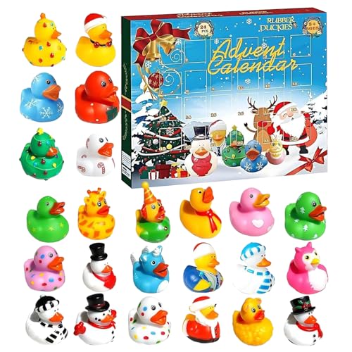 FVPKYUR Enten Adventskalender,Lustiger Enten Bad Adventskalender Mit 24 Mini Figuren | 24-Tage Mini Sammelfiguren Spielzeug Für Kinder Jugendliche Frauen Männer Erwachsene Haus Party Deko FVPKYUR Enten Adventskalender,Lustiger Enten Bad Adventskalender Mit 24 Mini Figuren | 24-Tage Mini Sammelfiguren Spielzeug Für Kinder Jugendliche Frauen Männer Erwachsene Haus Party Deko von FVPKYUR