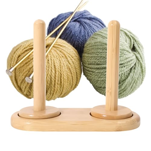 FVPKYUR Garnhalter, Strickgarn Spender Mit Doppellager, Holz Garnhalter Ständer Aufbewahrung Bastelwerkzeug Für Anfänger Haushalt Nähen Häkeln Liebhaber Stickorganisation FVPKYUR Garnhalter, Strickgarn Spender Mit Doppellager, Holz Garnhalter Ständer Aufbewahrung Bastelwerkzeug Für Anfänger Haushalt Nähen Häkeln Liebhaber Stickorganisation von FVPKYUR