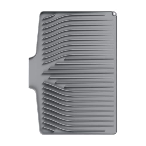 FVPKYUR Silikon Geschirrmatte - Silicone Abtropfmatte | Hitzeisoliert Rutschfest Arbeitsplatte Spüle Schutz Haushalt Küche Bad Wohnzimmer Couchtisch Möbel von FVPKYUR