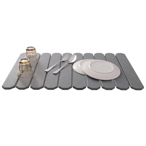 FVPKYUR Stein Trockenmatte | Schnelltrocknende Kieselgur Steinmatte | Absorbmatte Mit Ästhetischem Design Für Kaffeebereich Zuhause Badezimmer Waschtisch FVPKYUR Stein Trockenmatte | Schnelltrocknende Kieselgur Steinmatte | Absorbmatte Mit Ästhetischem Design Für Kaffeebereich Zuhause Badezimmer Waschtisch von FVPKYUR