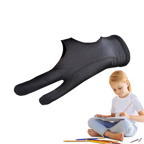 FVPKYUR Tablett Handschuh - Zwei Finger Handschuh für Digitales Zeichnen - 2 Stück Rechts Links Hand Zubehör für Anfänger bis Fortgeschrittene Schule Zuhause Unterwegs FVPKYUR Tablett Handschuh - Zwei Finger Handschuh für Digitales Zeichnen - 2 Stück Rechts Links Hand Zubehör für Anfänger bis Fortgeschrittene Schule Zuhause Unterwegs von FVPKYUR