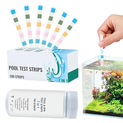 FVPKYUR pH Teststreifen Für Pool - 100 Stück Spa Teststreifen pH Tester,Multifunktionaler Schnelltest Zur Überwachung Von Gartenspa Fischteich Und Zuhause FVPKYUR pH Teststreifen Für Pool - 100 Stück Spa Teststreifen pH Tester,Multifunktionaler Schnelltest Zur Überwachung Von Gartenspa Fischteich Und Zuhause von FVPKYUR