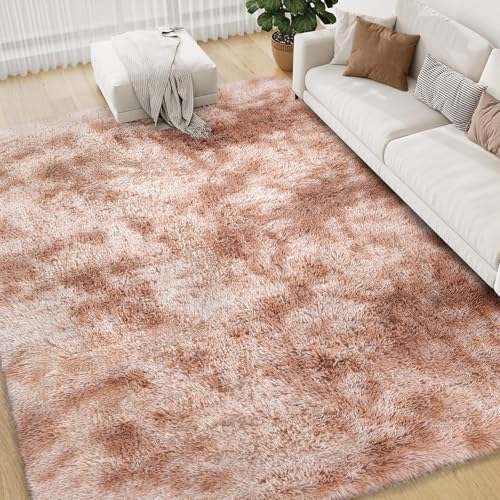 FVVRAX Bereich Teppiche für Schlafzimmer Wohnzimmer, Tie-Dyed Kamel flauschig Fuzzy Shag Shaggy Teppich weichen Plüsch Teppich, 150x240 cm Indoor-Boden Teppich für Kinder Home Decor Ästhetik FVVRAX Bereich Teppiche für Schlafzimmer Wohnzimmer, Tie-Dyed Kamel flauschig Fuzzy Shag Shaggy Teppich weichen Plüsch Teppich, 150x240 cm Indoor-Boden Teppich für Kinder Home Decor Ästhetik von FVVRAX