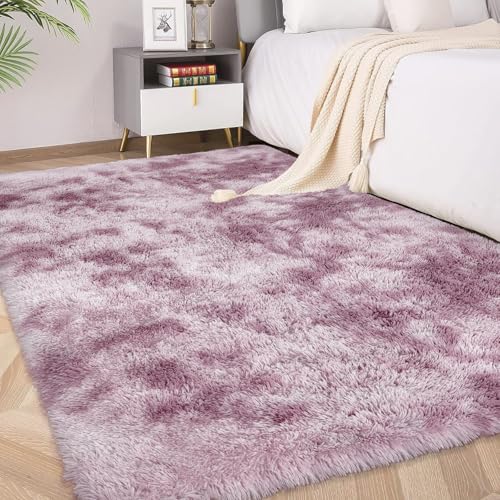 FVVRAX Bereich Teppiche für Schlafzimmer Wohnzimmer, Tie-Dyed rosa flauschig Fuzzy Shag Shaggy Teppich weichen Plüsch Teppich, 140x200 cm Indoor-Boden Teppich für Kinder Home Decor Ästhetik FVVRAX Bereich Teppiche für Schlafzimmer Wohnzimmer, Tie-Dyed rosa flauschig Fuzzy Shag Shaggy Teppich weichen Plüsch Teppich, 140x200 cm Indoor-Boden Teppich für Kinder Home Decor Ästhetik von FVVRAX