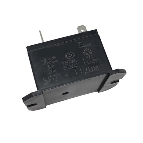 Relais SFD-112DM SFD-124DM 4-polig 30A 250VAC ersetzt HF37F-012-024-1H 30 Ampere Flanschmontiertes Miniaturrelais(SFD-112DM) von FVWWNKUHC