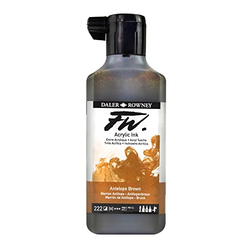 FW Ink Antilop-Tinte, 180 ml, Braun von FW
