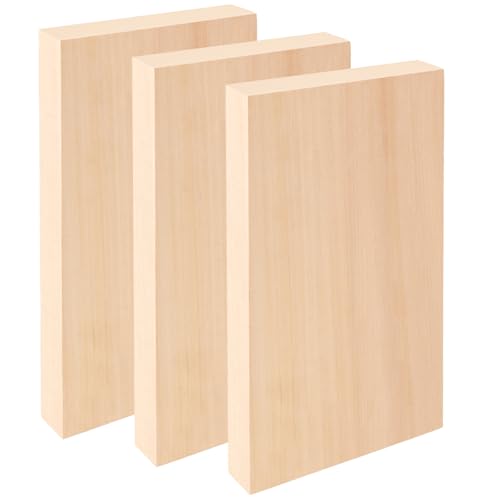 FWEEK 3 Stück Lindenholz Holzblöcke, 20 x 10 x 3 cm Schnitzholz Schnitzen, Schnitzholz Brett aus Lindenholz, Unbehandelt Schnitzblock, Natürliches Holzblöcke für Handwerk DIY Schnitzen FWEEK 3 Stück Lindenholz Holzblöcke, 20 x 10 x 3 cm Schnitzholz Schnitzen, Schnitzholz Brett aus Lindenholz, Unbehandelt Schnitzblock, Natürliches Holzblöcke für Handwerk DIY Schnitzen von FWEEK