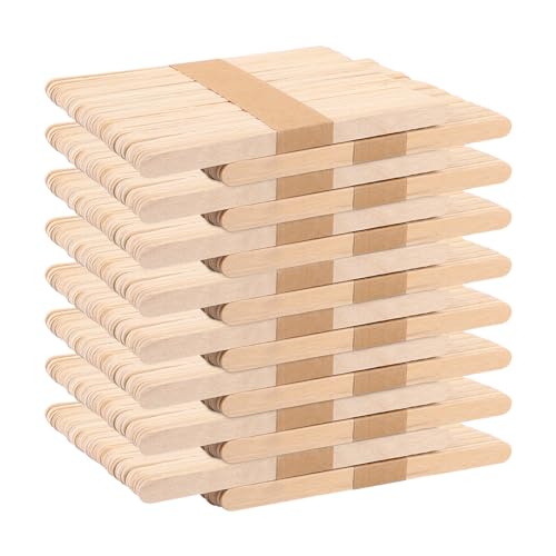 FWEEK 800 Stück Holzstäbchen zum Basteln, Eisstiele Holz zum Basteln, 114x10x2mm Holzspatel zum Basteln, Eisstäbchen Holzstäbchen Holzspachtel Bastelhölzer für Holz Handwerk FWEEK 800 Stück Holzstäbchen zum Basteln, Eisstiele Holz zum Basteln, 114x10x2mm Holzspatel zum Basteln, Eisstäbchen Holzstäbchen Holzspachtel Bastelhölzer für Holz Handwerk von FWEEK