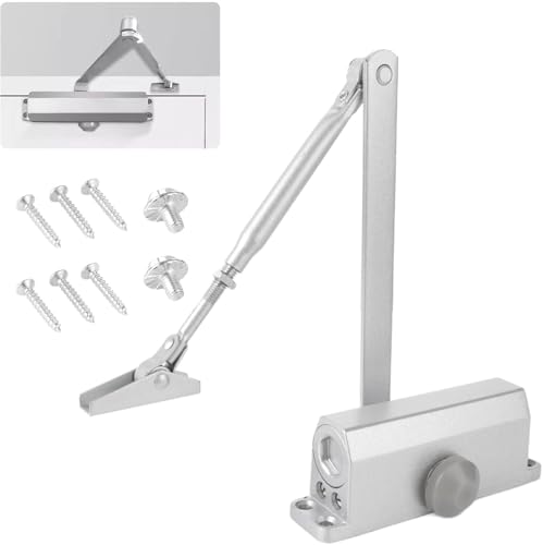 FWEEK Türschließer, 45-65kg Türschließer Automatik Hydraulik, Einstellbarer Hydraulischer Türschließer, Feder Türschließer, Puffer Geschlossen für Gewerbliche und Private Zuhause FWEEK Türschließer, 45-65kg Türschließer Automatik Hydraulik, Einstellbarer Hydraulischer Türschließer, Feder Türschließer, Puffer Geschlossen für Gewerbliche und Private Zuhause von FWEEK