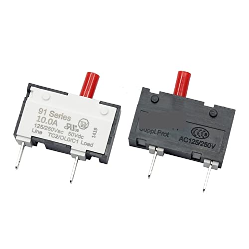 0,5 A 0,8 A 1 A 1,5 A 2 A 8 A 10 A Mini-Leistungsschalter, manueller Reset, thermischer Überlastschutz, 1 Stück(8A) von FWEUHMWP