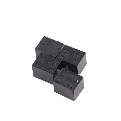 10PCS Relais SRD-S-105D 112D 124D4 105DM 112DM 124DM-F Blau Schwarz 10A 4PIN 5PIN(Blue,SRD-S-105DM 4-pin) von FWEUHMWP