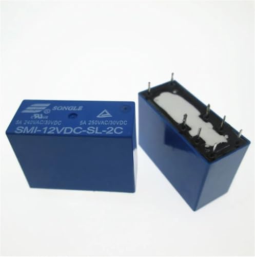 12V Relais SMI-12VDC-SL-2C SMI-DC12V-SL SMI12VDCSL2C 12VDC DC12V 12V 5A 250VAC DIP8 1Pcs(10pcs) von FWEUHMWP