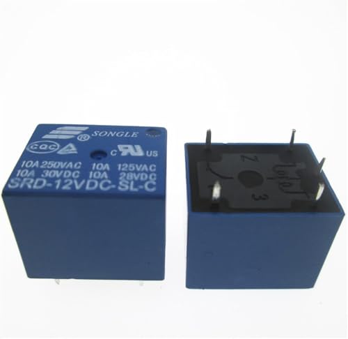 12V Relais SRD-12VDC-SL-C SRDDC12VSLC SRD 12VDCSLC 12VDC DC12V 12V 10A 250VAC 5PIN Relais(50PCS) von FWEUHMWP