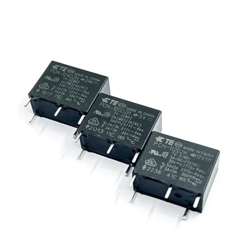 5 STÜCKE PCH-105D2H, PCH-112D2H, PCH-124D2H DIP-5 Universal-Leistungsrelais-Set mit Umbauten 5PIN 3A 227VAC(PCH-112D2H) von FWEUHMWP
