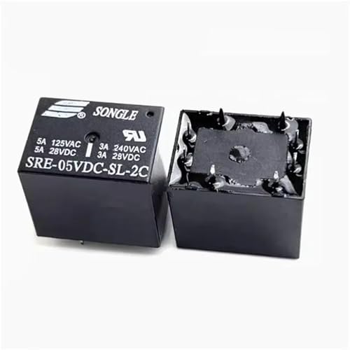 SRE-05VDC-SL-2C SRE05VDCSL2C - 5V DCV5 5DCV 5A 8PIN Relais(5PCS) von FWEUHMWP