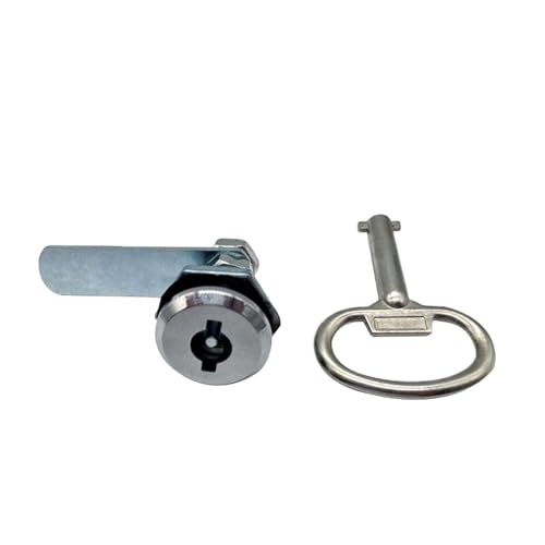T-Griff-Schloss for Mülleimer und Elektronikschränke, Zinklegierung, mit Nockenriegel, Vierteldrehverschluss, 1 Stück T-Griff-Schloss for Mülleimer und Elektronikschränke, Zinklegierung, mit Nockenriegel, Vierteldrehverschluss, 1 Stück von FWEUHMWP
