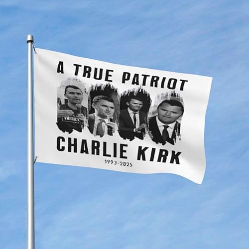 Charlie Kirk, ein wahrer Patriot, Flagge, Haus, Garten, Outdoor-Banner, Hofflagge, 91 x 152 cm Charlie Kirk, ein wahrer Patriot, Flagge, Haus, Garten, Outdoor-Banner, Hofflagge, 91 x 152 cm von FWJZDSP