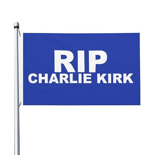 Charlie Kirk Rip 1993–2025 3 x 5 Flagge, lebendige Farben und lichtecht, Flaggen aus Polyester mit Ösen Charlie Kirk Rip 1993–2025 3 x 5 Flagge, lebendige Farben und lichtecht, Flaggen aus Polyester mit Ösen von FWJZDSP