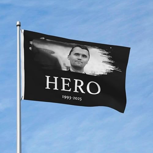 Charlie Kirk ist ein Held Flagge Haus Garten Outdoor-Banner Yard Flagge 3x5 FT Charlie Kirk ist ein Held Flagge Haus Garten Outdoor-Banner Yard Flagge 3x5 FT von FWJZDSP
