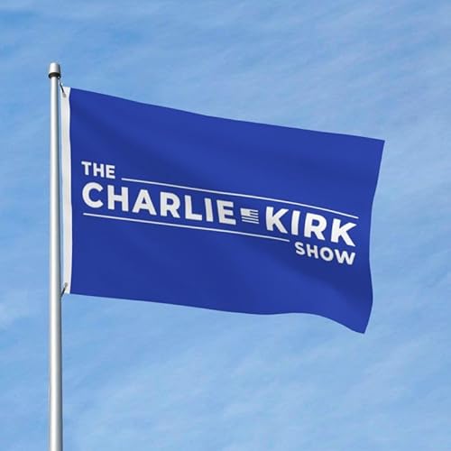 Die Charlie Kirk Show 3x5 Flagge, lebendige Farben und lichtechte Flaggen aus Polyester mit Ösen Die Charlie Kirk Show 3x5 Flagge, lebendige Farben und lichtechte Flaggen aus Polyester mit Ösen von FWJZDSP