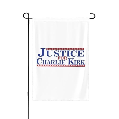 Justice For Charlie Kirk Blau Rot 28"x40" Gartenflaggen Doppelseitiges Banner Kein Fahnenmast Justice For Charlie Kirk Blau Rot 28"x40" Gartenflaggen Doppelseitiges Banner Kein Fahnenmast von FWJZDSP