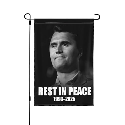 Rest In Peace Charlie Kirk 12"x18" Gartenflaggen Doppelseitiges Banner Kein Fahnenmast Rest In Peace Charlie Kirk 12"x18" Gartenflaggen Doppelseitiges Banner Kein Fahnenmast von FWJZDSP